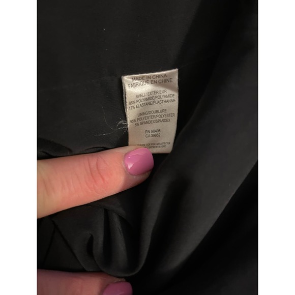 Women’s theory midi-length black jacket Lazon Trento size small - Picture 12 of 12